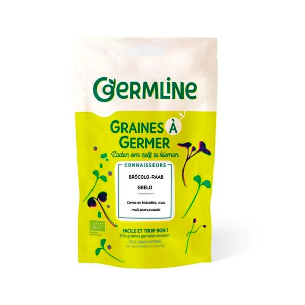 SEMILLAS DE BROCOLI RAAB 150 GR PARA GERMINAR - GERMLINE