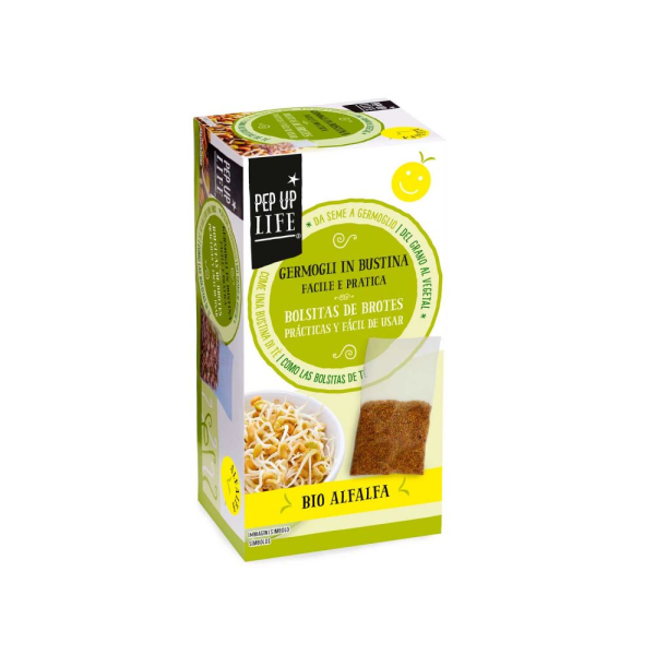 BOLSITAS DE BROTES DE ALFALFA BIO 4X12G PEP UP LIFE