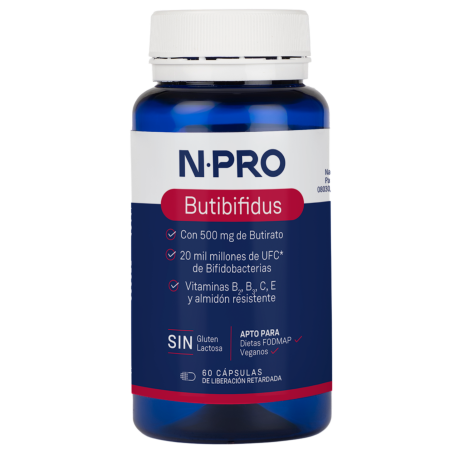 NPRO BUTIBIFIDUS 500MG 60 CAP